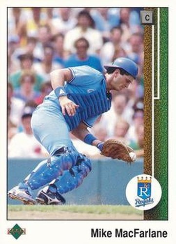 #546 Mike Macfarlane - Kansas City Royals - 1989 Upper Deck Baseball