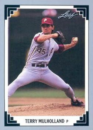 #46 Terry Mulholland - Philadelphia Phillies - 1991 Leaf Baseball