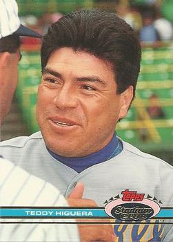#46 Teddy Higuera - Milwaukee Brewers - 1991 Stadium Club Baseball