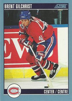 #46 Brent Gilchrist - Montreal Canadiens - 1992-93 Score Canadian Hockey