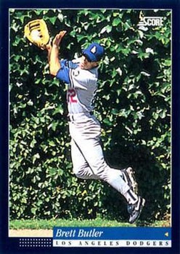#46 Brett Butler - Los Angeles Dodgers -1994 Score Baseball