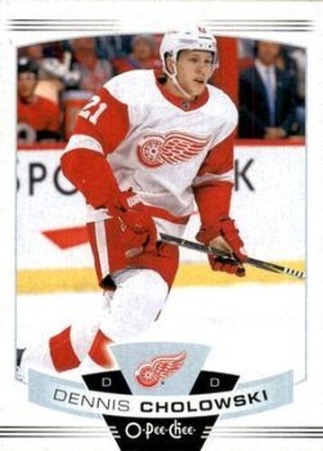 #46 Dennis Cholowski - Detroit Red Wings - 2019-20 O-Pee-Chee Hockey