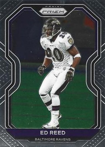 #46 Ed Reed - Baltimore Ravens - 2020 Panini Prizm Football