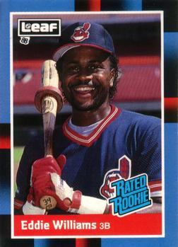 #46 Eddie Williams - Cleveland Indians - 1988 Leaf Baseball