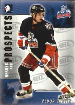#46 Fedor Tyutin - Hartford Wolf Pack - 2004-05 In The Game Heroes and Prospects Hockey