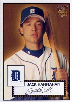 #46 Jack Hannahan - Detroit Tigers - 2006 Topps 1952 Edition Baseball