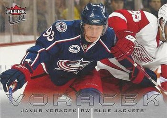 #46 Jakub Voracek - Columbus Blue Jackets - 2009-10 Ultra Hockey