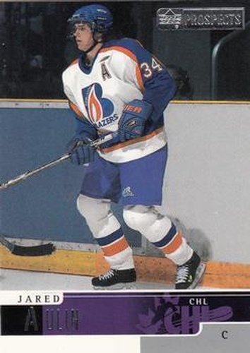 #46 Jared Aulin - Kamloops Blazers - 1999-00 Upper Deck Prospects Hockey