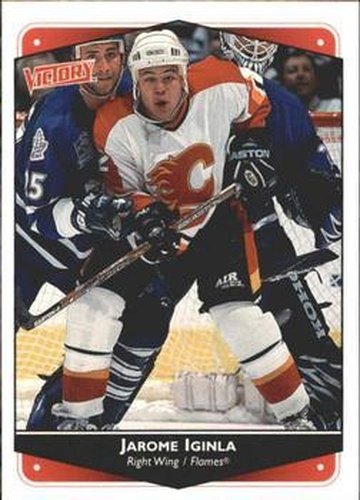 #46 Jarome Iginla - Calgary Flames - 1999-00 Upper Deck Victory Hockey