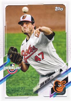 #46 John Means - Baltimore Orioles - 2021 Topps Opening Day Baseball
