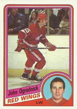 #46 John Ogrodnick - Detroit Red Wings - 1984-85 Topps Hockey