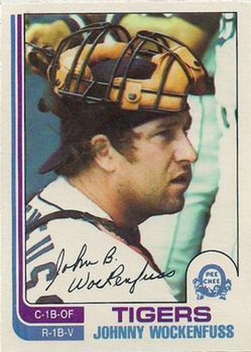 #46 Johnny Wockenfuss - Detroit Tigers - 1982 O-Pee-Chee Baseball