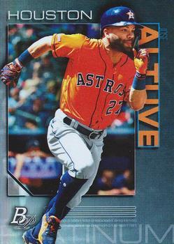 #46 Jose Altuve - Houston Astros - 2020 Bowman Platinum Baseball