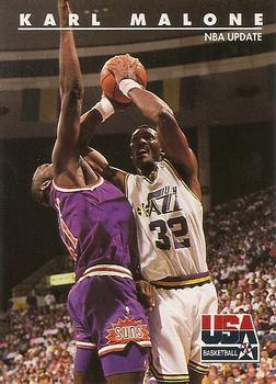 #46 Karl Malone - USA - 1992 SkyBox USA Basketball