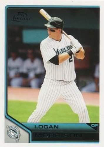 #46 Logan Morrison - Florida Marlins - 2011 Topps Lineage Baseball