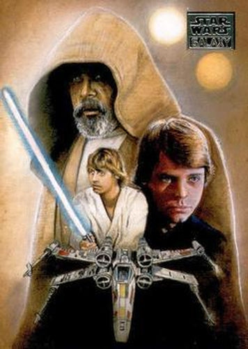 #46 Luke Skywalker's Journey - 2018 Topps Star Wars Galaxy 8