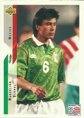 #46 Marcelino Bernal - Mexico - 1994 Upper Deck World Cup Contenders English/Spanish Soccer
