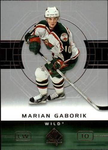 #46 Marian Gaborik - Minnesota Wild - 2002-03 SP Authentic Hockey