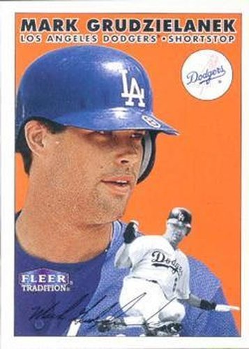 #46 Mark Grudzielanek - Los Angeles Dodgers - 2000 Fleer Tradition Baseball