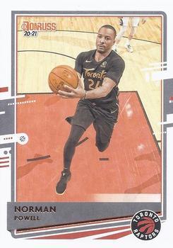 #46 Norman Powell - Toronto Raptors - 2020-21 Donruss Basketball