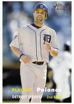#46 Placido Polanco - Detroit Tigers - 2006 Topps Heritage Baseball