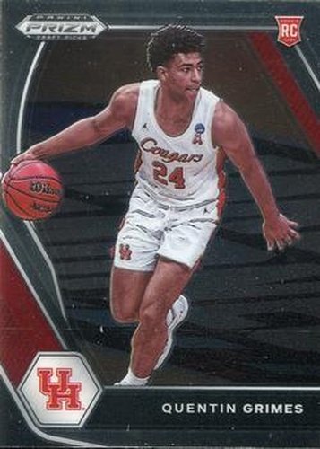 #46 Quentin Grimes - Houston Cougars - 2021 Panini Prizm Collegiate Draft Picks Basketball