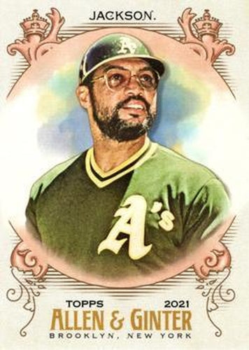 #46 Reggie Jackson - Oakland Athletics - 2021 Topps Allen & Ginter Baseball