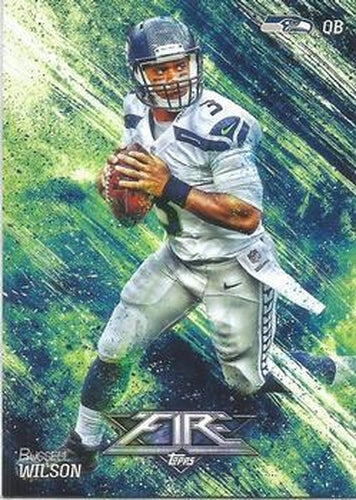 #46 Russell Wilson - Seattle Seahawks - 2014 Topps Fire Football