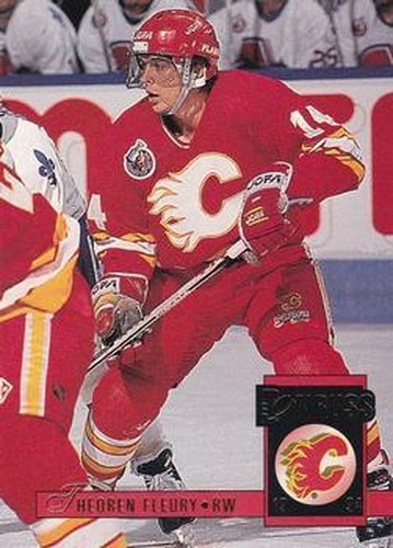 #46 Theoren Fleury - Calgary Flames - 1993-94 Donruss Hockey
