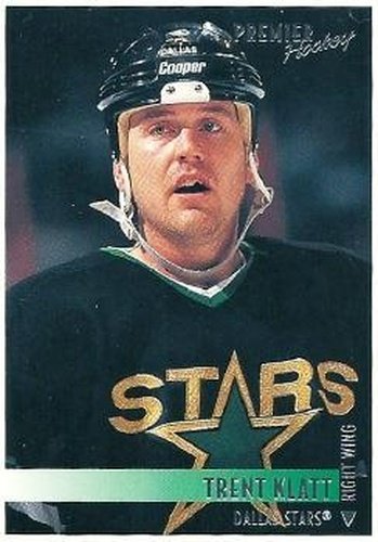 #46 Trent Klatt - Dallas Stars - 1994-95 Topps Premier Hockey
