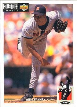 #46 Willie Banks - Minnesota Twins - 1994 Collector's Choice Baseball