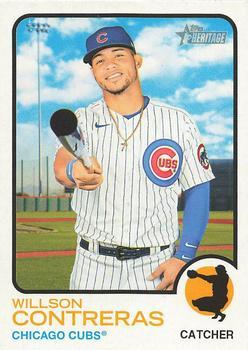 #46 Willson Contreras - Chicago Cubs - 2022 Topps Heritage Baseball