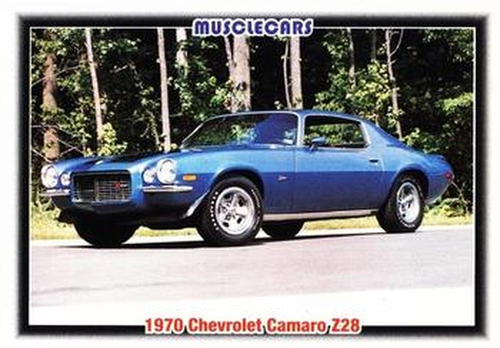 #46 1970 Chevrolet Camaro Z28 - 1992 Collect-A-Card Muscle Cars