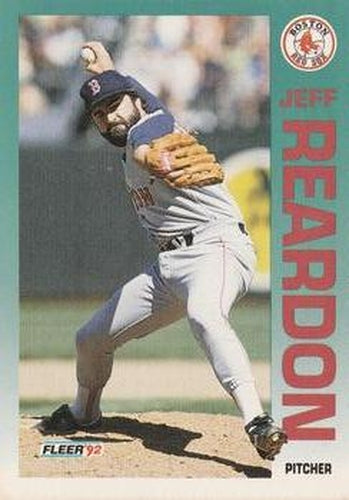 #46 Jeff Reardon - Boston Red Sox - 1992 Fleer Baseball