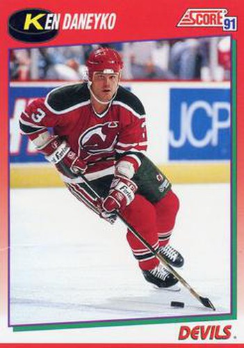 #46 Ken Daneyko - New Jersey Devils - 1991-92 Score Canadian Hockey