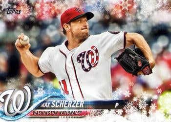 #HMW46 Max Scherzer - Washington Nationals - 2018 Topps Holiday Baseball