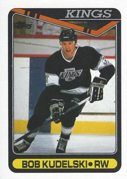 #46 Bob Kudelski - Los Angeles Kings - 1990-91 Topps Hockey
