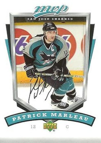 #246 Patrick Marleau - San Jose Sharks - 2006-07 Upper Deck MVP Hockey