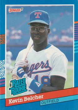 #46 Kevin Belcher - Texas Rangers - 1991 Donruss Baseball