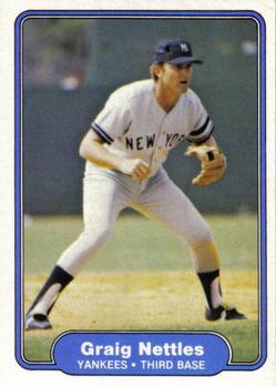 #46 Graig Nettles - New York Yankees - 1982 Fleer Baseball