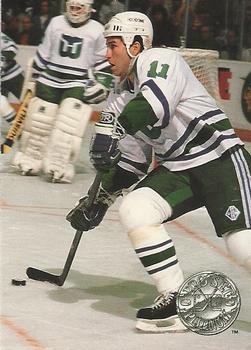 #46 Kevin Dineen - Hartford Whalers - 1991-92 Pro Set Platinum Hockey