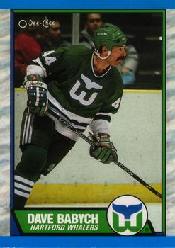 #46 Dave Babych - Hartford Whalers - 1989-90 O-Pee-Chee Hockey