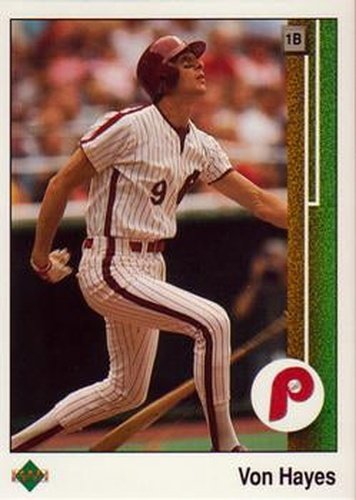 #246 Von Hayes - Philadelphia Phillies - 1989 Upper Deck Baseball