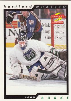 #46 Sean Burke - Hartford Whalers - 1996-97 Score Hockey