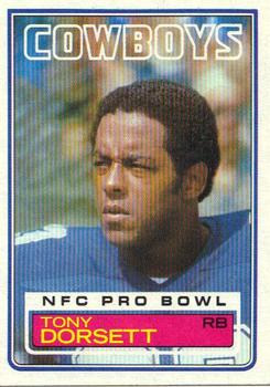 #46 Tony Dorsett - Dallas Cowboys - 1983 Topps Football