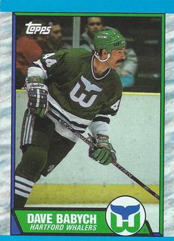 #46 Dave Babych - Hartford Whalers - 1989-90 Topps Hockey