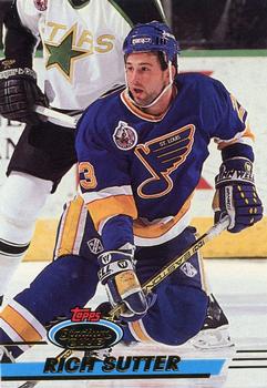 #46 Rich Sutter - St. Louis Blues - 1993-94 Stadium Club Hockey