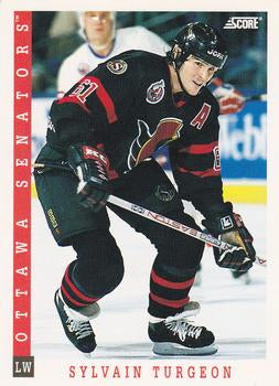 #46 Sylvain Turgeon - Ottawa Senators - 1993-94 Score Canadian Hockey
