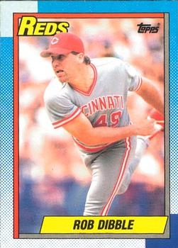 #46 Rob Dibble - Cincinnati Reds - 1990 O-Pee-Chee Baseball