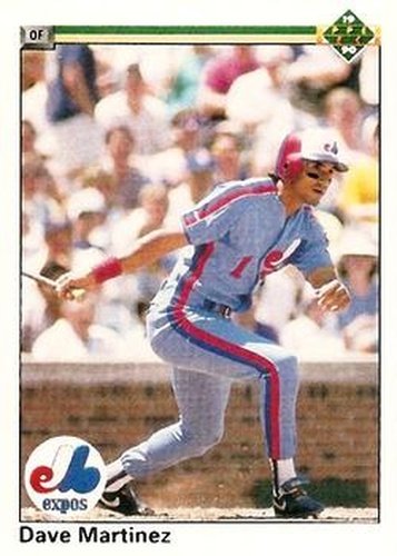 #470 Dave Martinez - Montreal Expos - 1990 Upper Deck Baseball